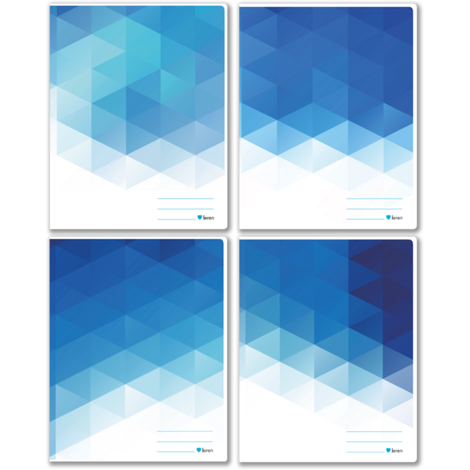 Schriften commerciaal 4x7,5 mm, mozaïek, 16,5 x 21 cm, 80 gr (25 stuks)