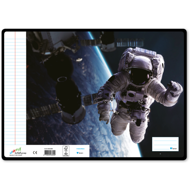 Projectschriften 35 lijnen/blanco, astronaut, 21 x 29,7 cm (A4), 70 gr (25 stuks)