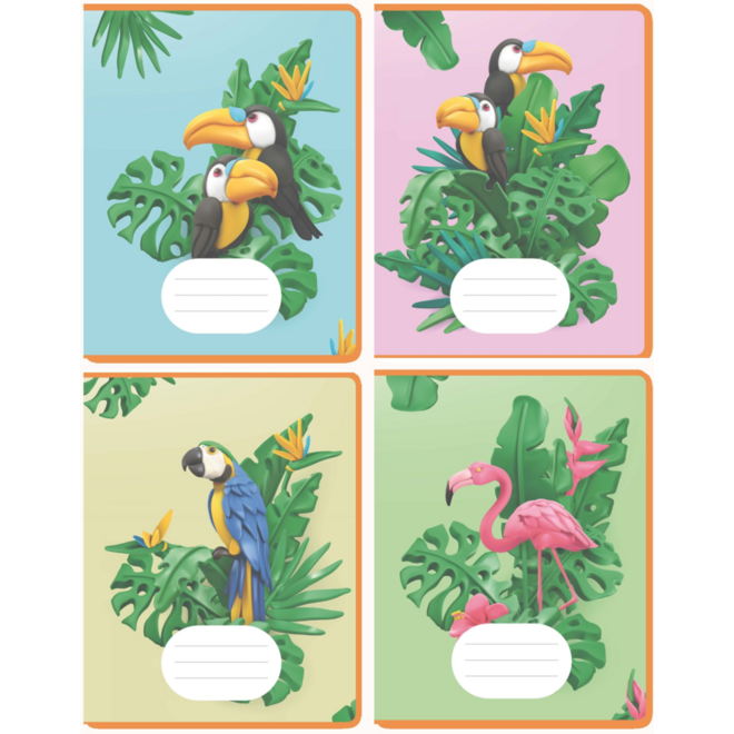 Schriften 6-3, jungle, 16,5 x 21 cm, 80 gr (25 stuks)