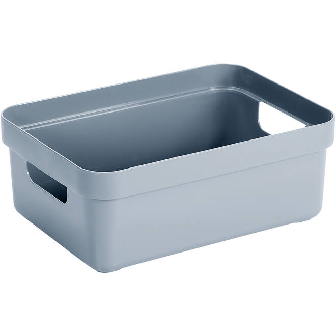 Opbergbox Sigma blauwgrijs 350 x 246 x122 mm, 9 liter
