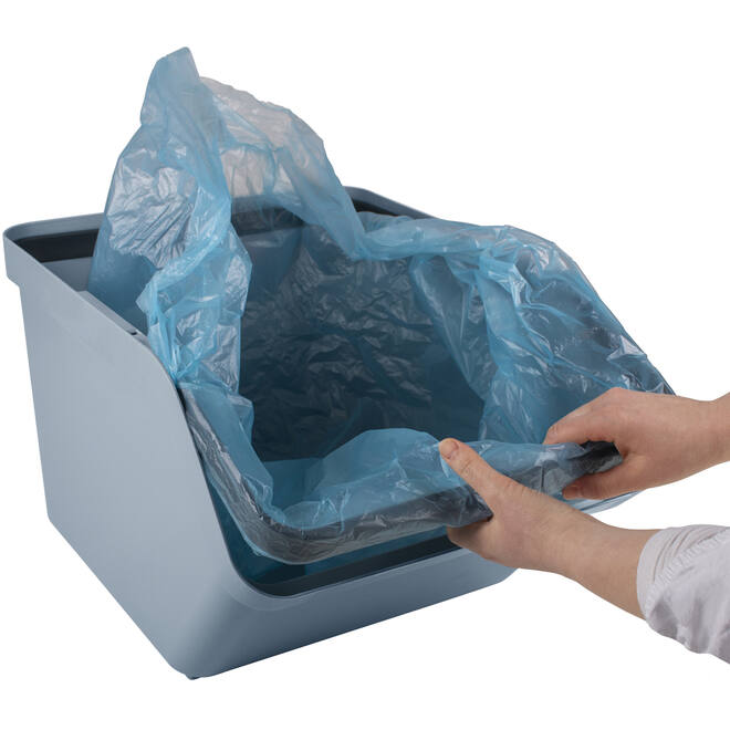 Sorteerbak Sigma blauw/grijs 493 x 388 x 298 mm, 45 liter