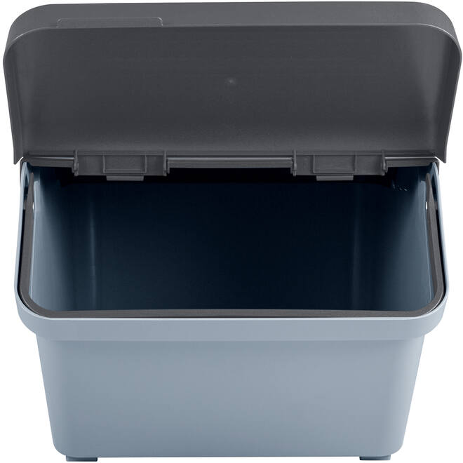 Sorteerbak Sigma blauw/grijs 493 x 388 x 298 mm, 45 liter