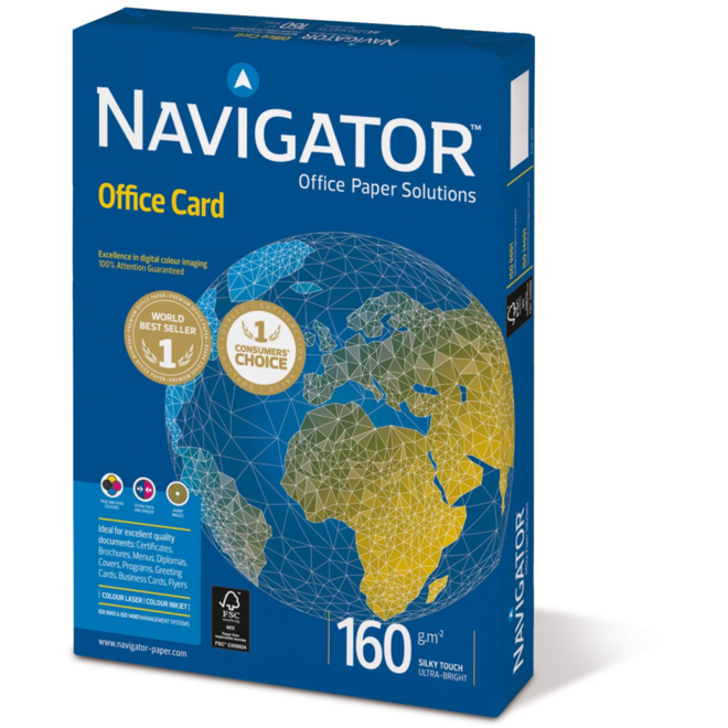 Kopieerpapier A3 Navigator 160gr wit 250vel