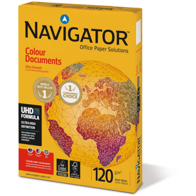 Kopieerpapier A3 Navigator 120gr wit 500vel