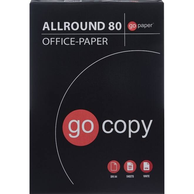 Kopieerpapier A4 Allround wit 500 vel, 75 gr.