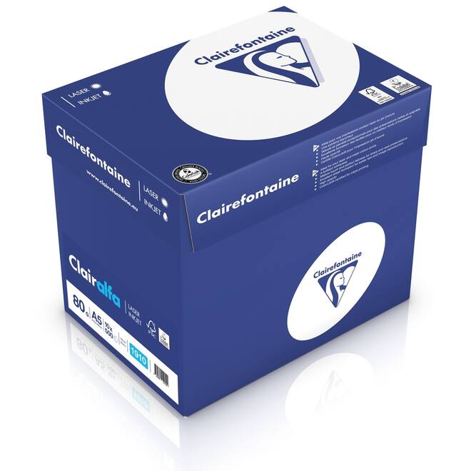 Kopieerpapier A5 Clairalfa 500 vel, 80 grs.