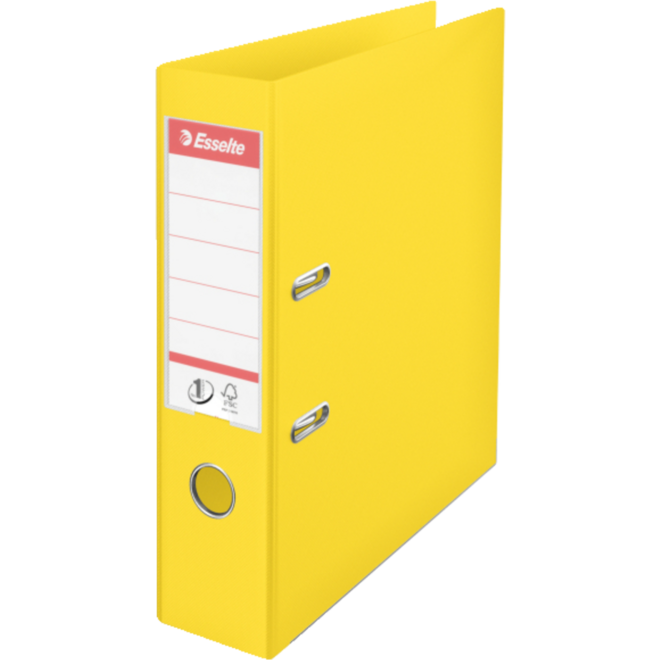 Ordner Esselte A4 vivida geel, breedrug FSC