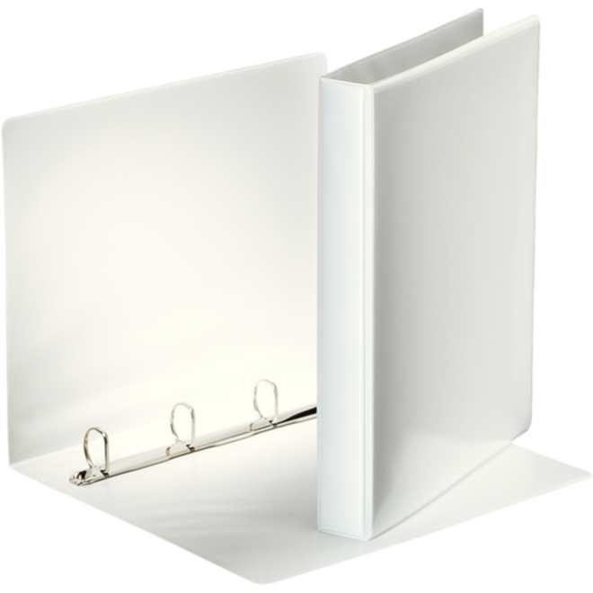 Presentatiemap Esselte 4-rings D-25mm wit