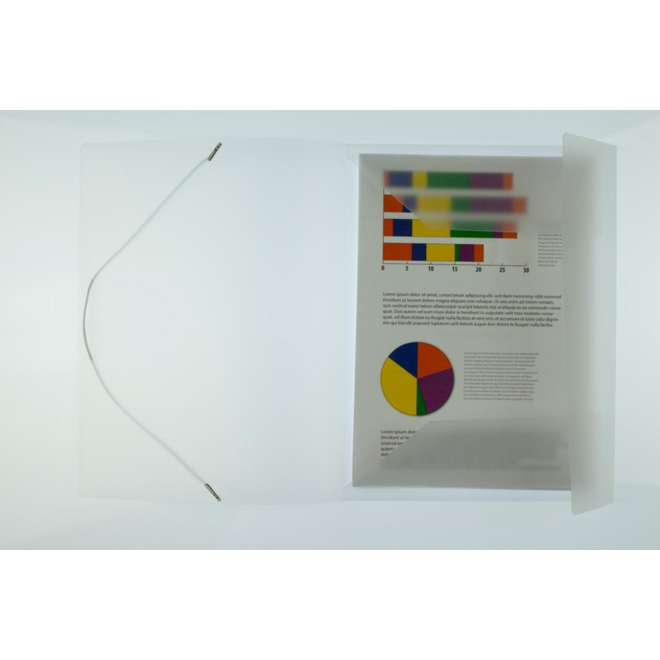 Elastomap A4 PP transparant