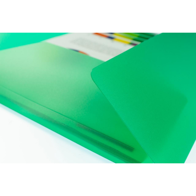 Elastomap A4 PP transparant groen