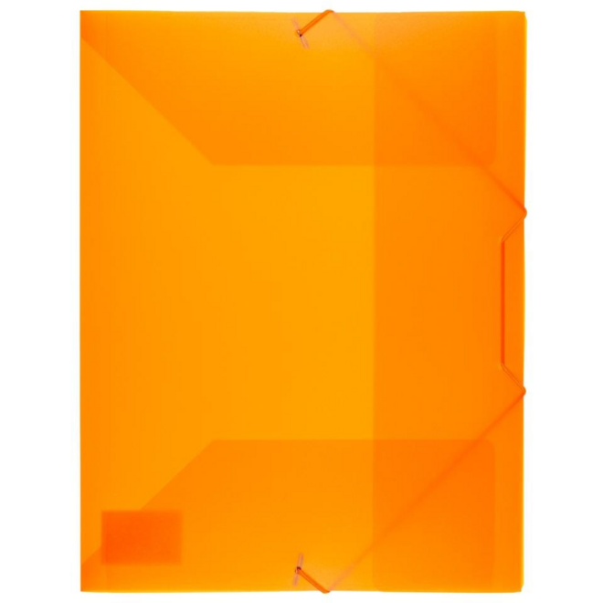 Elastomap A4 PP transparant oranje