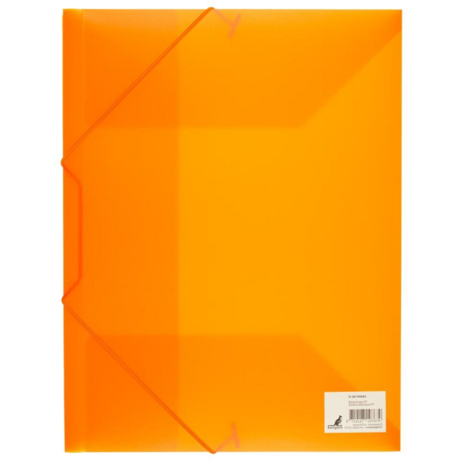 Elastomap A4 PP transparant oranje
