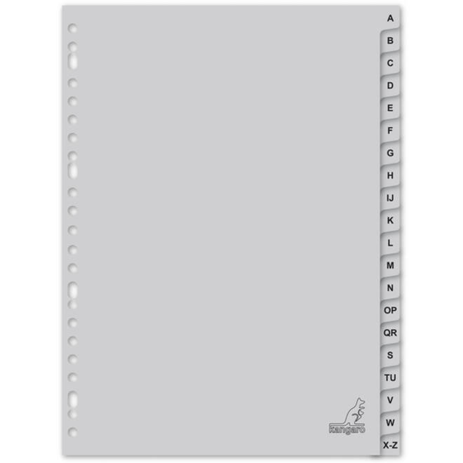 Tabblad/Ringbandvulling A4 23-rings alfabet