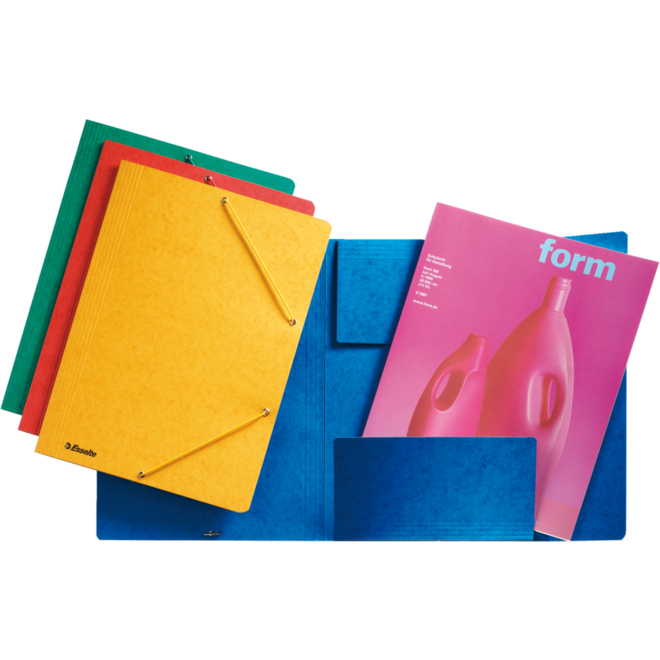 Elastomap Esselte karton blauw