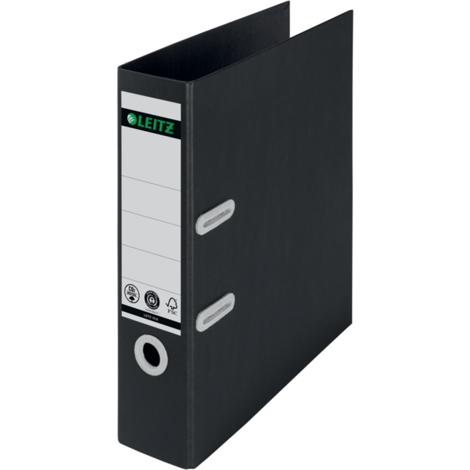 Ordner Leitz Re:cycle A4 80 mm, zwart