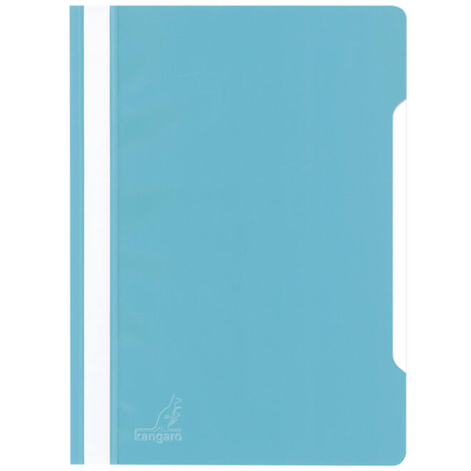 Snelhechtmap A4 turquoise, 25 stuks