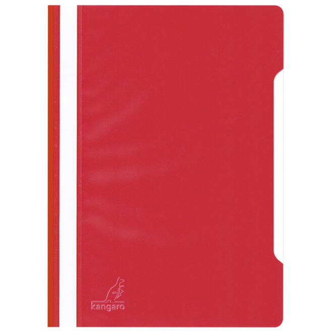 Snelhechtmap A4 rood, 25 stuks