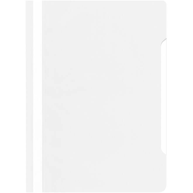 Snelhechtmap A4 wit, 25 stuks