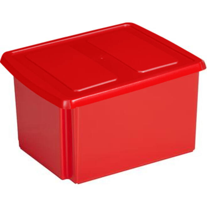 Opbergbox met deksel 32 liter formaat 45 x 35 x 24 cm