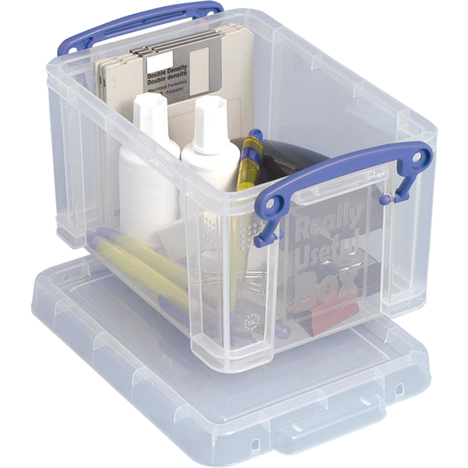 Opbergboxen Really Useful Box transparant