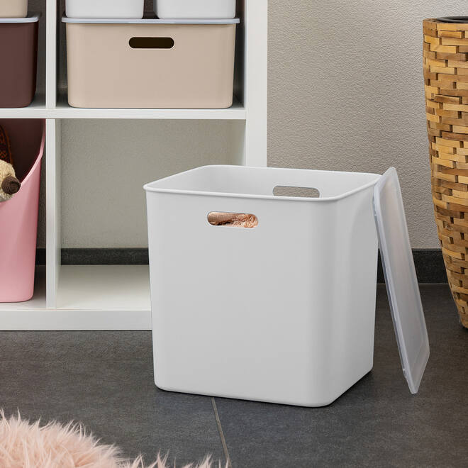 Opbergbox sigma cube 25 liter wit