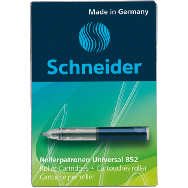 Navulling Schneider 852 rollerpen 5 stuks blauw