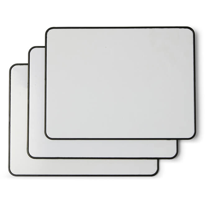 Whiteboard/wisbord Deluxe | de Rolf groep | blanco/gelinieerd, 10 stuks