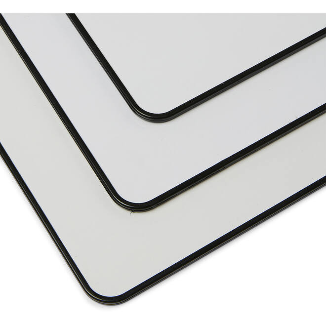 Whiteboard/wisbord Deluxe | de Rolf groep | blanco/gelinieerd, 10 stuks
