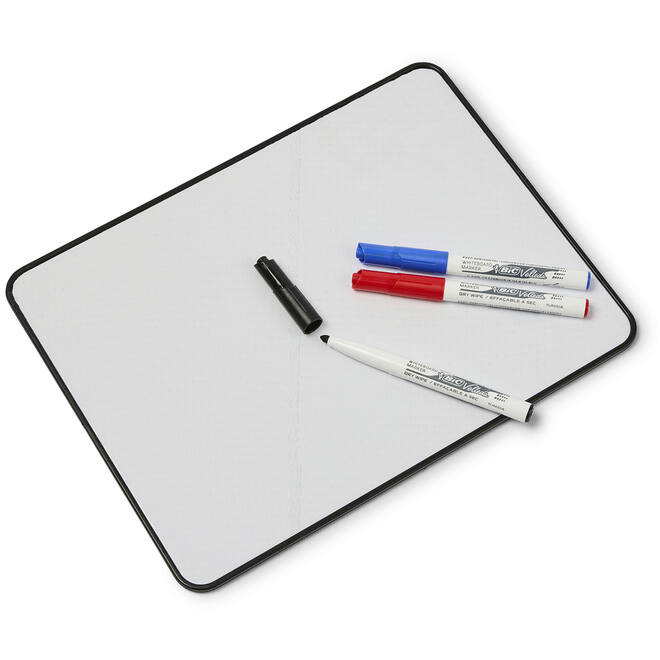 Whiteboard/wisbord Deluxe | de Rolf groep | blanco/gelinieerd, 10 stuks