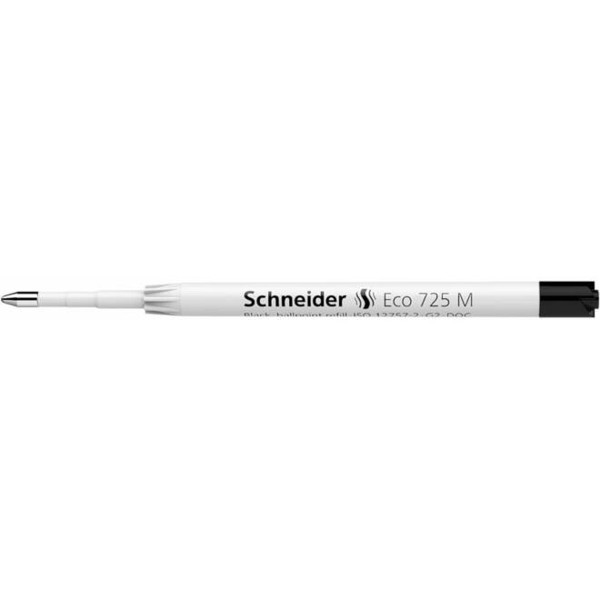 Balpenvulling Eco 725 M zwart, 10 stuks