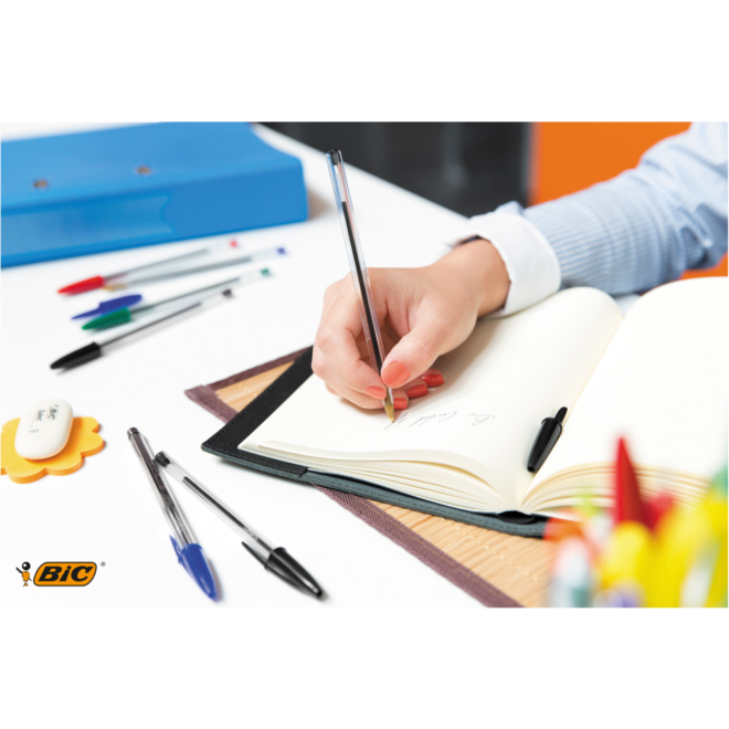 Balpen BIC cristal groen