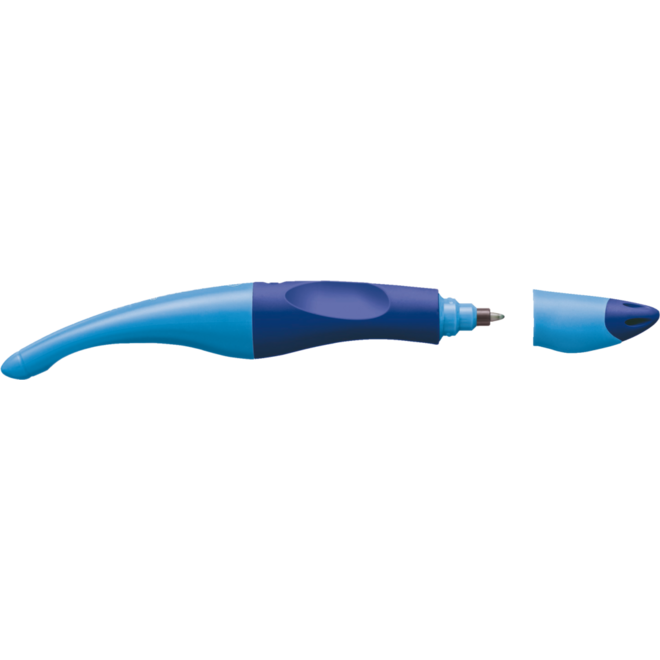 Rollerpen STABILO EASYoriginal linkshandig donkerblauw / lichtblauw