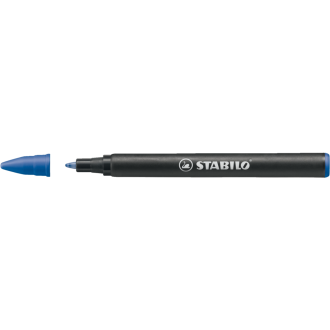 Rollerpen vulling STABILO EASYoriginal 0.5 mm blauw, 100 stuks