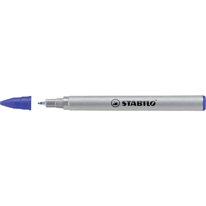 Rollerpen vulling STABILO EASYoriginal 0.3 mm blauw, 20 stuks
