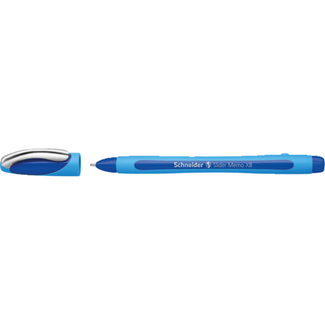 Rollerbalpen Schneider slider memo 1.4 mm blauw
