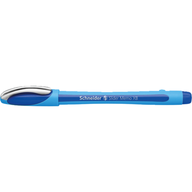 Rollerbalpen Schneider slider memo 1.4 mm blauw