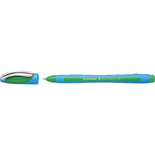 Rollerbalpen Schneider slider memo 1.4 mm groen