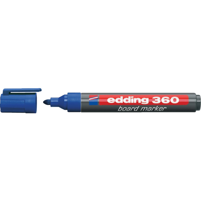 Whiteboardstift edding 360 1.5-3 mm blauw, 10 stuks