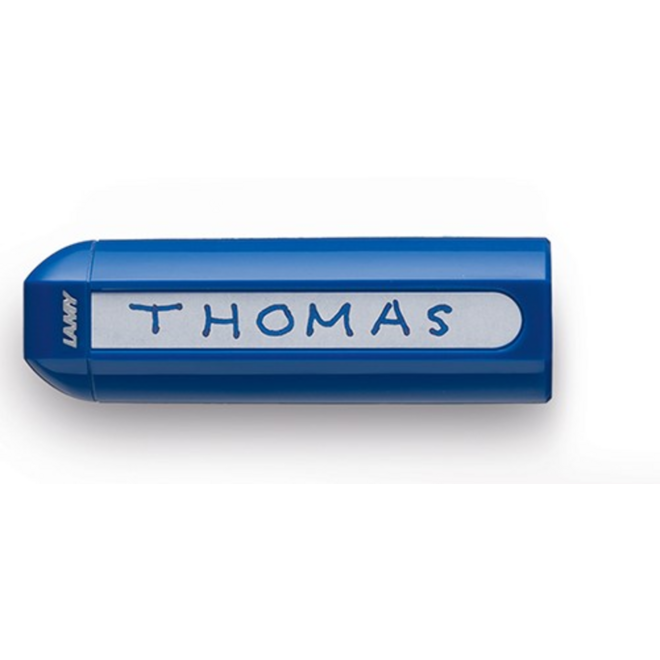 Vulpendop blauw voor Lamy ABC nieuw model, soft grip