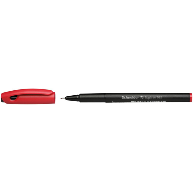 Fineliner Schneider topline 0,4 mm, rood