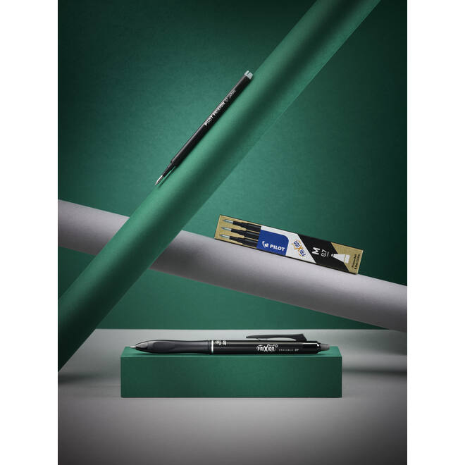 Rollerpen Pilot Frixion Ball plus medium zwart
