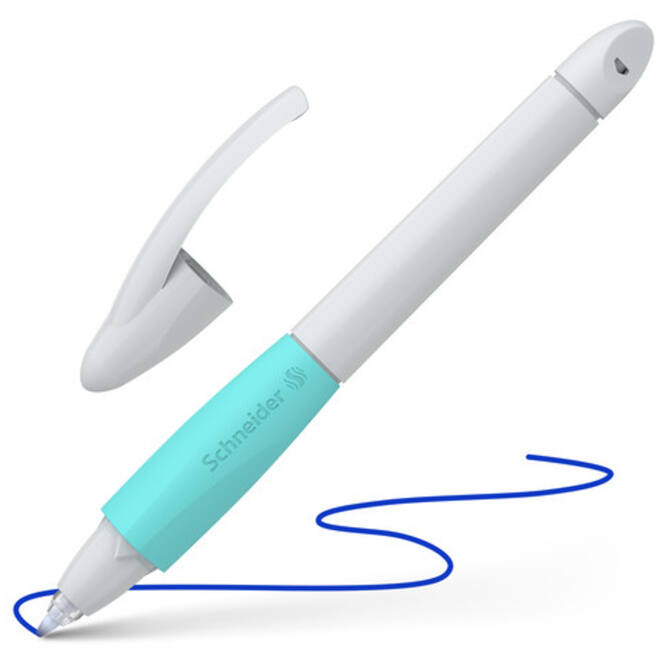 Rollerpen Schneider Base Ball lichtgrijs-turquoise