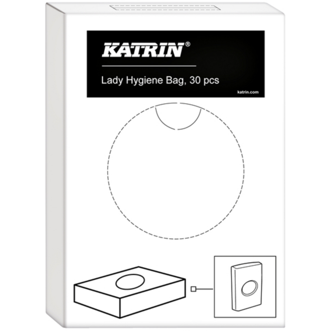 Dames hygiënezakjes Katrin 25x30 stuks.
