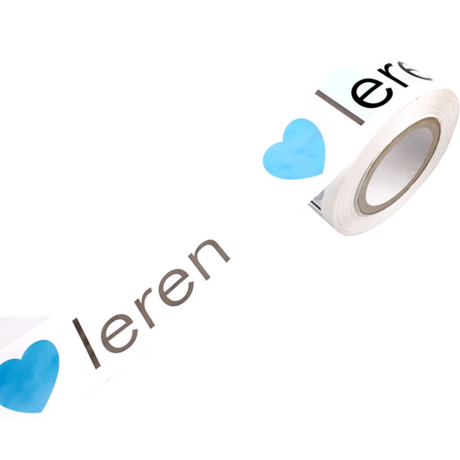 Afzetlint | Hart voor leren | 7,5 cm x 250 meter