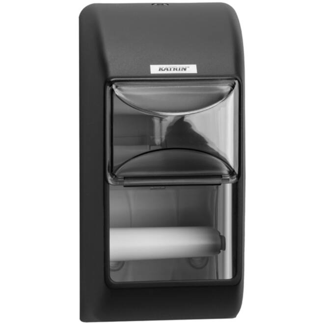 Toiletroldispenser Katrin standaard zwart