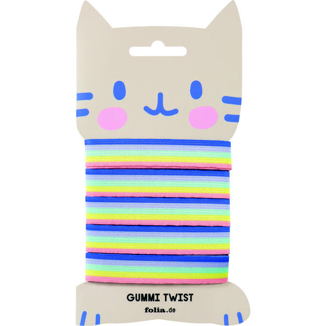 Spring elastiek gummy twist, 4 meter