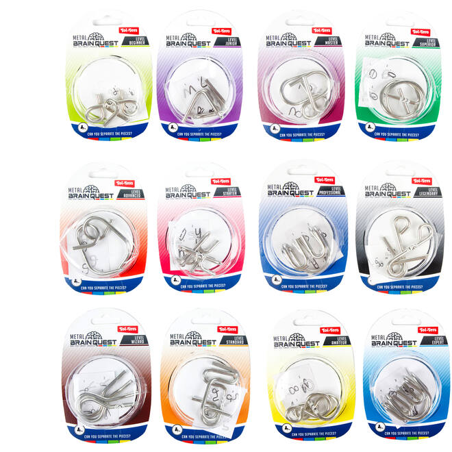 Geduldspel brain quest fidget assorti