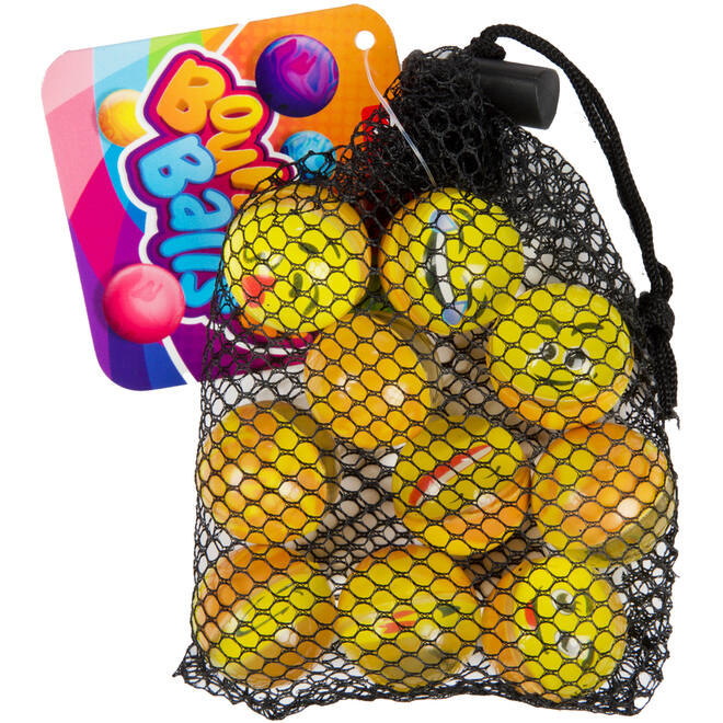 Stuiterballen klein 2,5 cm, 10 stuks