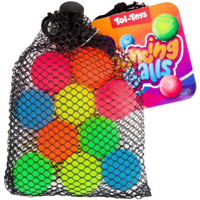 Stuiterballen klein 2,5 cm, 10 stuks