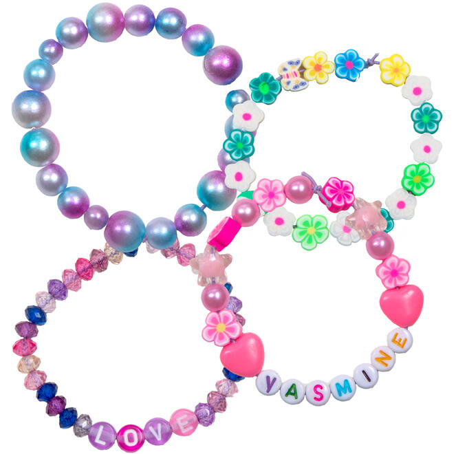 Armbanden maken kralen in doosje assorti